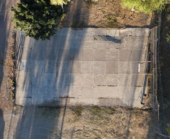 Cancha de uso múltiple de El Cabezón previo